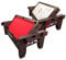 Simba Billardtisch Billard 7 FT Billard-Spiel und Tischhockey Billardhockey