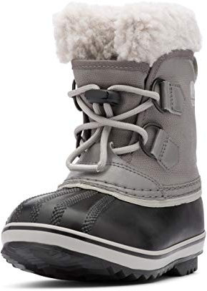 Sorel KIDS YOOT PAC NYLON WATERPROOF Schneestiefel für Unisex Baby, Grau (Quarry x Dove) - Children, 26 EU