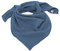 nanito Schal Halstuch Musselin 100% Bio Baumwolle 120 x 120 cm (indigo)