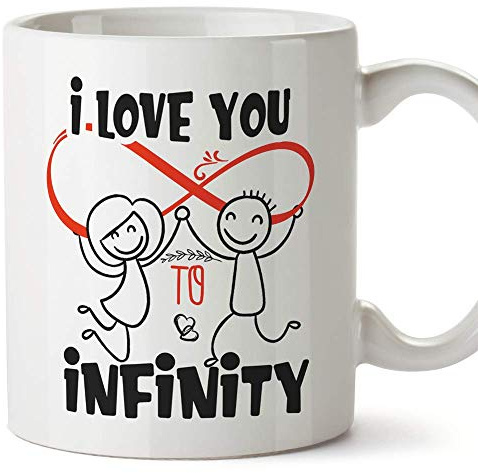 Mugffins Love Mug (en Anglais) -I Love You to Infinity