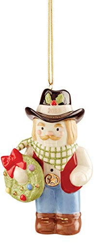 Lenox 2020 Cowboy Nussknacker Ornament, 0,2 kg, Mehrfarbig