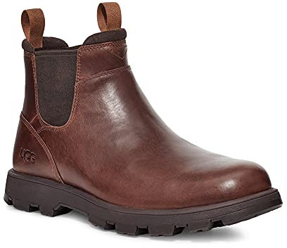 UGG Herren HILLMONT Chelsea Stiefel, Chestnut Leather, 40 EU