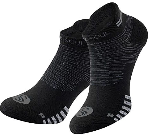 STARK SOUL 2 Paar Sport-Sneaker, kurze Sportsocken, Laufsocken, Unisex, Schwarz, Weiss oder Mix
