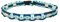 EM-Keramik Halsband mit Name für Hunde, verschiedene Größen wählbar, original EM-X-Keramik-Pipes, mittelblau/hellmint