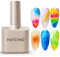 MAYCHAO 15ml Clear Blooming Gel Nail Polish, UV LED Blossom Gel Nail Polish for Nail Decoration, Nail Painting Blooming Gel Polish, Blooming Effect Nail Art