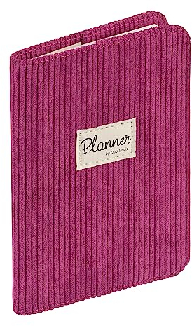 Quo Vadis 2851031Q Terminplaner, 13 Monate, Affaires Prestigio Dez 23, Dez 24 UK/ES/CT/PT Wochenansicht, A6-10 x 15 cm, Collette, Himbeere