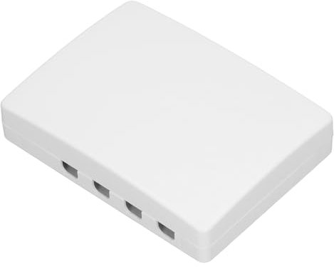 SEAFRONT 4 Port Desktop Fiber Splitter Box Fiber Optic Distribution Box FTTH Fiber Distribution Box 4 Fiber Optic Terminal Distribution Junction Box Mini Universal for SC FC, SEAFRONT3RB0ZSUG7Q