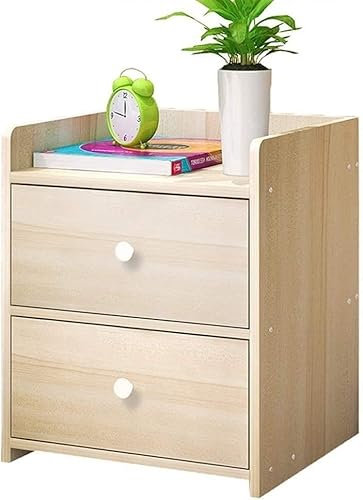 Mesa Decorativa Mesita de Noche Dormitorio Mesita de Noche Mini Dormitorio Armario Doble Bombeo Pequeño Estudio Baño Sala de Estar Pasillo Espesar Madera Maciza Hogar (Color: Cereza) (Cereza