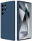 GiiYoon Coque pour Samsung Galaxy S24 Ultra 5G Case en Silicone, Etui de Protection Antichoc Etui Housse Silicone Ultra-Mince avec Couche Intérieure en Fibre et Protection pour Caméra, Bleu
