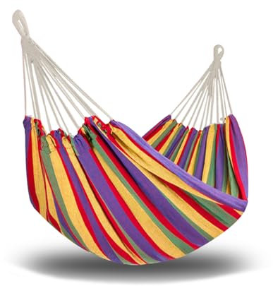 GREATOYAR Hamaca Colgante Tela, Hamaca de Viaje, Hamaca de Camping Suave y Transpirable, Hamaca para Jardín al Aire Libre, Hamaca Camping Portátil con Bolsa de Transporte para Exteriores, 200x80cm
