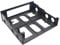 Lily Brown 5,25 Zoll auf 3,5 Zoll Laufwerksschacht Adapter Frontschacht Montagehalterung 3,5 auf 5,25 Diskettenschacht auf optisches Laufwerk Tray Bracket Computer Storage Solution