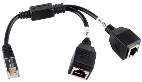RJ45 Splitter 2 in 1 BMS Port Anschluss RS485 Monitor CAN Batteriekabel für Deye/SunSynk/Sol-Ark