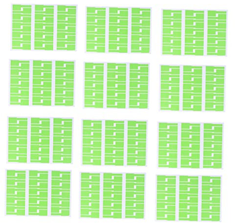 SHINEOFI 15piezas Etiquetas Adhesivas Cables Forma p Escritura Resistente Autoadhesivas