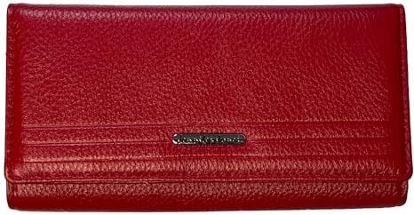BagandBelt Damen-Leder-Geldbörse RFID breit (rot)
