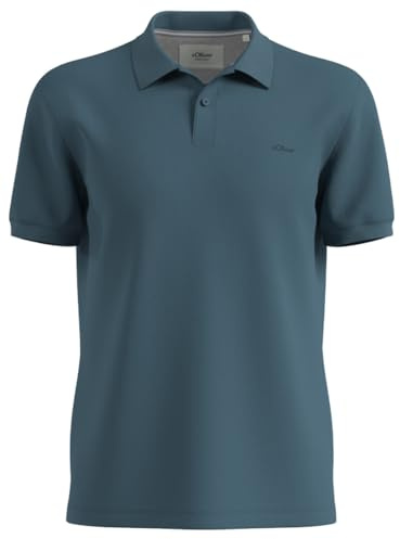 s.Oliver Herren Polo-Shirt – Regular Fit, Piqué, Logo-Stickerei