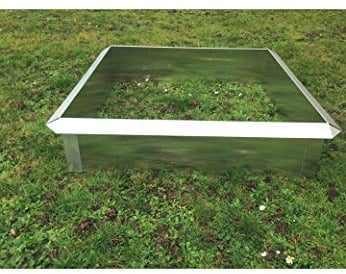 Schneckenblech aus Aluminium Basis-Set 1500 4x1,5m+4xEckverbinder Schneckenzaun