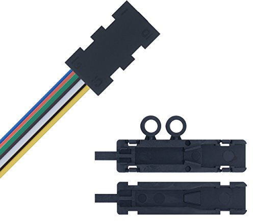 Kit per ventilatori in fibra ottica, 6 fili/nastri, per tubo sfuso, fibra ottica, tubo da 122 cm Beyondtech