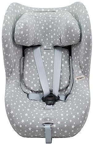 JYOKO KIDS Bezug kompatibel mit Cybex Gold Sirona M2 iSize (WHITE STAR)