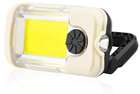 Linterna recargable COB LED de trabajo portátil magnético gancho clip impermeable linterna para acampar