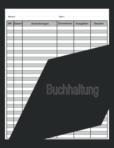 Buchhaltung: Einnahmen Ausgaben Buch für Kleinunternehmer