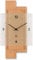 Natuhr Wanduhr Holz Buchwald Buche Massivholz Mineralglas U.T.S. Uhrwerk (Buche geölt, Funk-Uhrwerk)