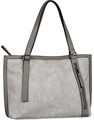 TOM TAILOR - Womenswear DEYA Damen Shopper L, mid grey, 40x14x27,5