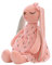 Kaninchen Plüschtiere, 65cm Plüsch Hase Puppe Baby Plüschtiere Rabbit Sleeping Mate Gefüllte Plüschtier Spielzeug, Flauschiges Häschen Plüsch Hasen Spielzeug für Kinder Schlafkamerad Gefüllte, Rosa