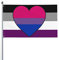 Biromantische, zwei-romantische Ass-Pride-Flagge, Willkommensfeier, Outdoor-Dekorationen, Plektren, Haus, Garten, Hof, Dekoration, 91 x 152 cm große Flagge