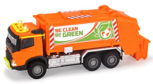 Majorette 213743000 Grand Series City FMX Garbage Truck Die-Cast, One Size, Orange