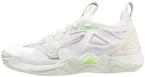 Mizuno Wave Momentum 3 - Scarpe da pallavolo da donna, Biancaneve-calce, 10
