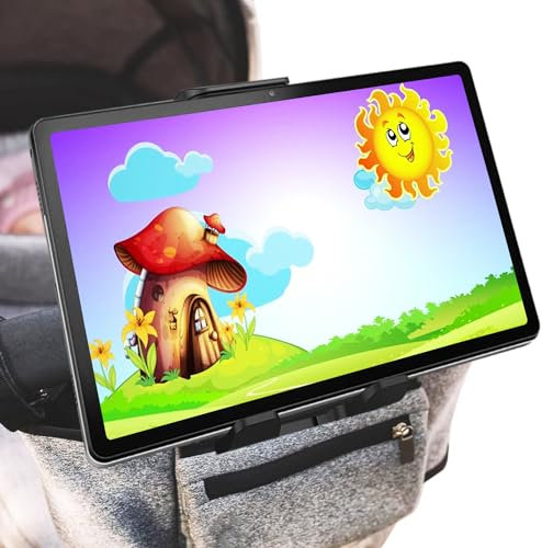 Soporte Tablet Carrito Bebe Ajustable Compatible con Todos los Modelos y Tamaños Fácil Instalación Seguro y Firme Diversión y Aprendizaje de niños