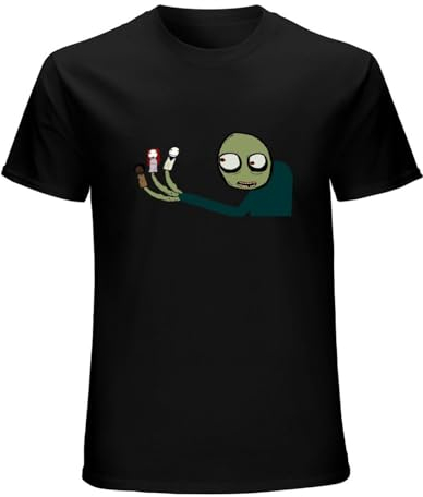 Salad Fingers Spoons tee Nightmare Halloween Rusty Hubert cumberdale W 100% Cotton Short Sleeve T-Shirt Black S