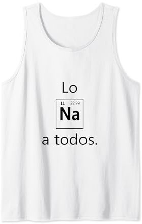 Los Sodio a Todos Los Odio a Todos Lo Na Juego Palabras Camiseta sin Mangas