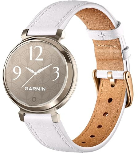 Issinlky Leatherband für Garmin Lily 2, 14MM Business Band für Garmin Lily 2 Gentlemen Ladies