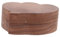 WRITWAA Box Schmuck Ringetui Holz Ringe Fall Doppel Herz Ringe Fall Herz Hochzeit Ringe Fall Herzform Ringe Fall Holz Herz Ringe Fall Kaffee Holz