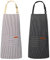 TREASO 2 Pack Aprons for Women with Pockets, Kitchen Cooking Apron for Men,Waterproof Apron Suitable for Chefs, Waiters, Baking, and Nail Technicians
