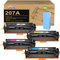 207A 207X Toner mit Chip Kompatibel für HP 207A Toner Set für Color Laserjet Pro MFP M283fdw Toner für M255dw M282nw M283fdn W2210A W2211A W2212A W2213A (Schwarz Cyan Yellow Magenta, 4er-Pack)