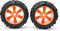 RC-, Naben, Reifen, Gummireifen, Zubehör, Passend, 2 Stück für ZD Racing 8477 RC-Auto Im Maßstab 1:8 (ORANGE)