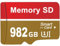 Ziemiaf Scheda SD 982GB Velocità Veloce SD Card Metallico Grande Magazzino Scheda TF Impermeabile Memorizzazione dei Dati per Telecamera, Registratore per Auto