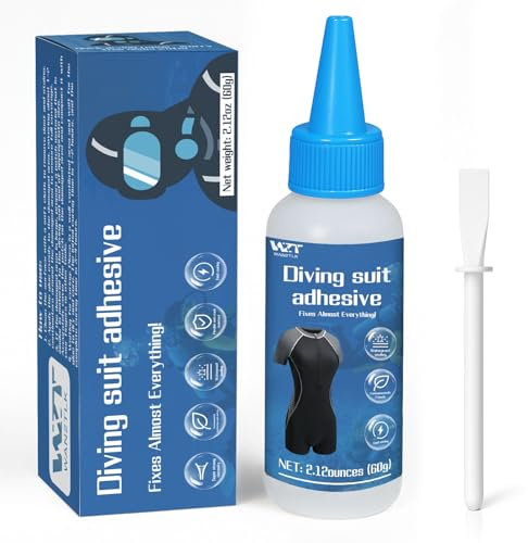 INNOVAYOU 60g Colla Neoprene, Flessibile Resistente Adesivo per la Riparazione di Mute, Adatto per Riparare Buchi e Strappi su Waders, Mute e Scarpe Gonfiabili