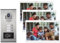 Videocitofono cablato per appartamenti, campanello HD 1080P, monitor da 7 pollici, videocitofono intelligente con telecamera e sistema di citofonia per multifamiliari (3 Famiglia)