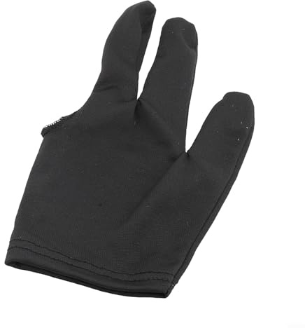 Flexibler Snooker-Billardhandschuh mit drei Fingern offenes Design für verbesserte Griffigkeit und Kontrolle