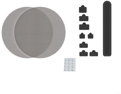 Wodsty Complete Dust Cover Kit for PS5 Consoles, Suitable for Standard, Slim and Pro Versions, with Fine Mesh Net and Closures for Optimal Ventilation