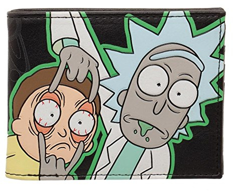 Bioworld Rick and Morty Glow in The Dark Wallet