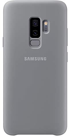 Samsung Silicone Qi Charging Compatible Cover Case for Galaxy S9 Plus - Grey,EF-PG965TJEGWW