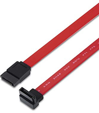 CABLE AISENS SATA A SATA ACODADO VELOCIDAD HASTA 3GBP/S 0.5M ROJO A130-0155