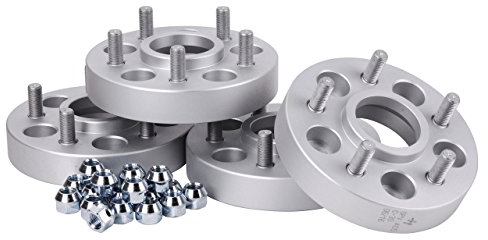 Hofmann Spurverbreiterung Aluminium 4 Stück (24 mm pro Scheibe / 48 mm pro Achse) inkl. TÜV-Festigkeitsgutachten