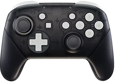 eXtremeRate Boutons de Remplacement ABXY pour Switch Pro Manette, Bouton ABXY Dpad Home Plus Moins L R ZL ZR Trigger pour Manette Switch Pro, Blanc