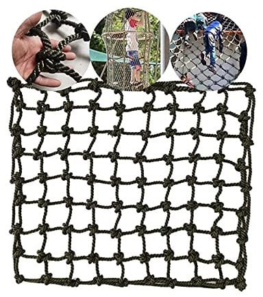 XHP Indoor-Outdoor-Kletterseilnetzkletternetz Kinder Erwachsene Spielplatz Baum Heavy Duty Netting Ladung-Netz Strickleiter Treppen Balkon Seilnetze Schutznetz