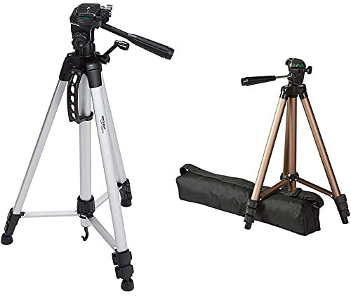 Amazon Basics 60-Inch Lightweight Tripod with Bag & 127cm (50) Lightweight Tripod with Bag
